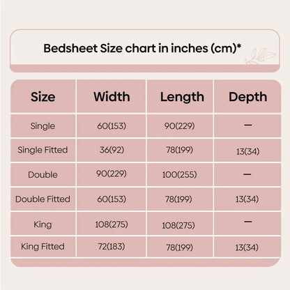 Hometerior Luxe Satin Stripes Bedsheet – Soft Blush, Dreamy & Elegant - 210 TC
